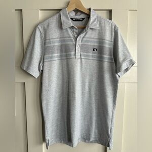 Travis Matthew Light Gray Polo Shirt like new